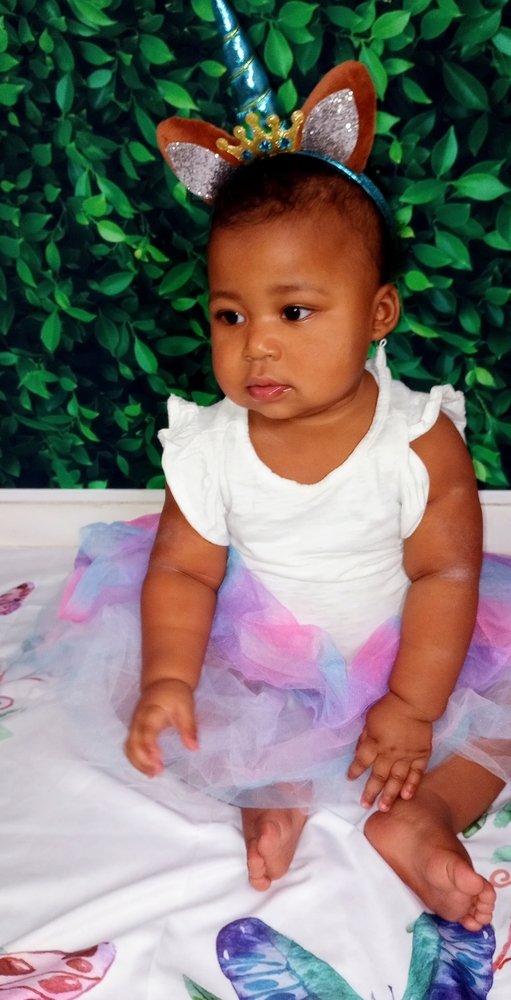 Little Girls Unicorn Tutu & Unicorn Head Piece